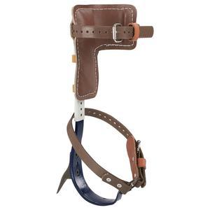 Klein Tools CN1907ARL 나무 클라이머 세트 폴 레그 아이언 클라이밍 개프 패드 스트랩 스파이크 발걸이 포
