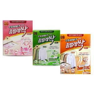 컴배트 좀약 방충제 좀벌레싹 벌레기피제 서랍/옷장/실속팩 택1