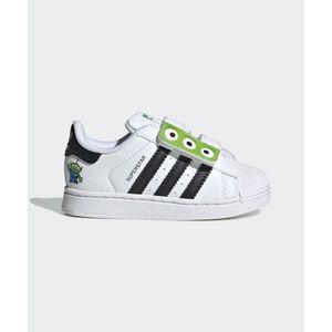 [매장정품] 아디다스 ADIDAS 키즈 X 디즈니 픽사 슈퍼스타 II 컴포트 클로저 인펀트 - 화이트 / JI0090