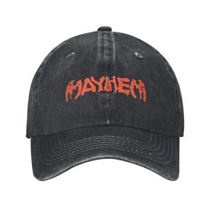빵 작업복 근무복 점프슈트 수리 현장 자동차 Lady Gaga Mayhem Tour 2025 새 앨범 프린트 캡 유니 코튼 트