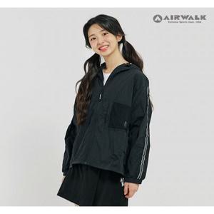 [에어워크주니어]소매 테이핑 후드 바람막이 점퍼