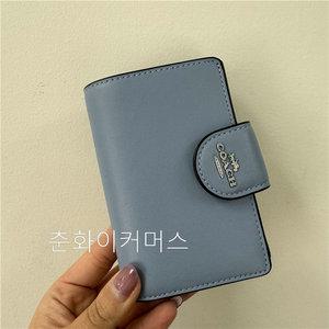 코치 여성지갑 미디엄 코너 지퍼 지갑 CR791 SVEYB