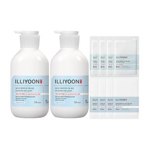 일리윤 세라마이드 아토 로션 564ml, 2개 + 증정 (집중크림 5ml, 4개+로션 5ml, 4개 )