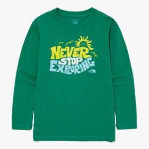 [매장정품] 노스페이스 NORTHFACE 키즈 NT7TQ06 샌드캐슬 긴팔 래시가드 티셔츠 3COLOR