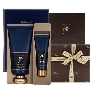 더 후 공진향 군 자양 폼 클렌저 기획 세트 (180ml+40ml) 남성 클렌징폼