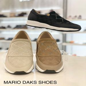 [닥스] DAKS 여성 4cm 오솔라이트 인솔 보석장식 포인트 슬립온 스니커즈 dif205