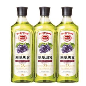 해표 포도씨유 (식용유/기름) 900ml x3병