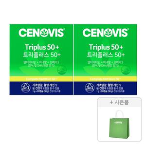 세노비스 트리플러스50+, 90캡슐, 2개 + 쇼핑백, 1개