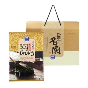 [완도명가] 갓구워낸곱창재래김(무조미)선물세트 2호