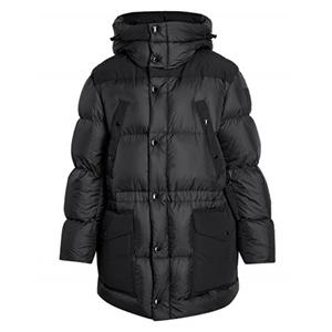 [Burberry](명품) 버버리 로고 아플리케 나일론 퍼퍼 코트 블랙 8043845