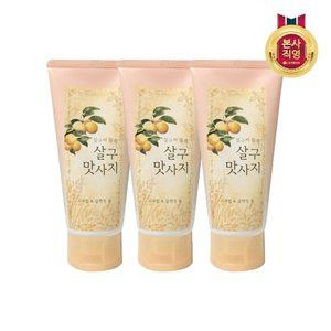 [엘지생활건강]온더바디 살구 스크럽 앤 클렌징 폼 120g x3개