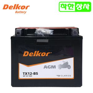 델코 대림 프리윙125 프리윙250 AGM 배터리 YTX12-BS 12V10A GTX12 무료충전