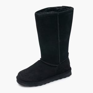 베어파우 여성 천연소가죽 양털 롱부츠 블랙 ELLE TALL K1963011PD-W