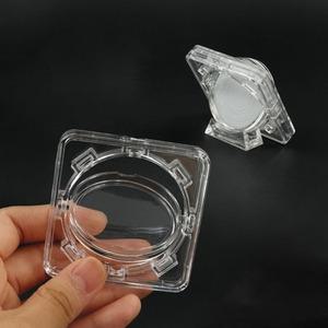 코인 케이스 거치대 기념 주화 동전 비트코인 전시 보관 수집 360도 회전 투명 캡슐