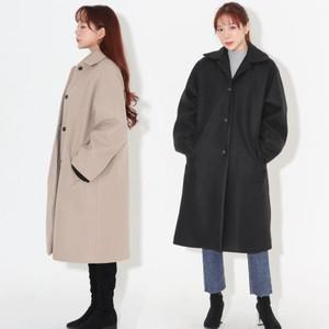 [하프클럽/다잇템]여자 빅사이즈 아방 FW 커피색 롱코트
