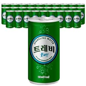 [롯데칠성음료]롯데칠성 탄산 트레비 플레인 190ml x 60캔