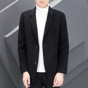 EAMT 남자 정장 자켓 고급 핸드메이드 양면 울 비즈니스 코트 F/W 슬림핏 EUNG4
