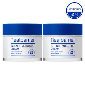 [공식] 리얼베리어 인텐스 모이스처 크림 (대용량) 70ml x2개 기획세트 (+익스트림 크림20ml)