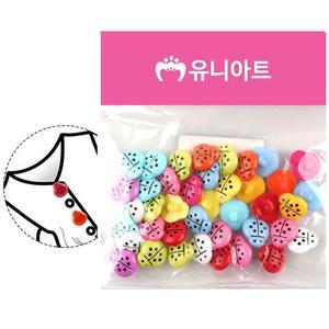 [XBHL27OO]생활모음 아트 모양단추 2000 무당벌레 단추