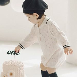 [보리보리/해피프린스]로이니 니트 긴팔 아기 슈트