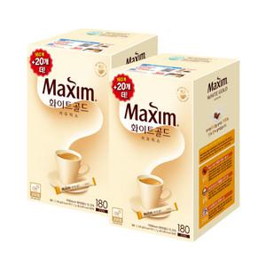 맥심 화이트골드 180T x2개
