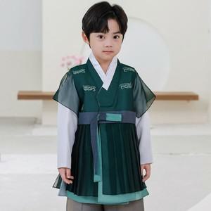 [보리보리/하랑한복]25년 설 신상 하랑한복 현무랑+복주머니 유아 아동 남아 한복