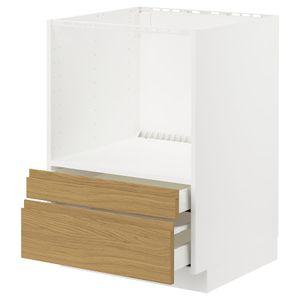 [정품] 이케아 캐비닛 수납장 정리함 METOD 메토드 / MAXIMERA 막시메라 전자레인지콤비하부장/서랍, 화이