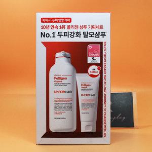 증정 닥터포헤어 두피강화 폴리젠 탈모증상완화 샴푸 300mL + 100mL 셀러도메가능
