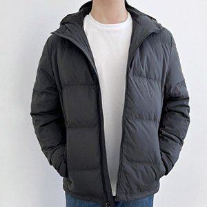[엄지척]후드 남자 패딩 점퍼 덕다운 패딩 자켓 남성 아우터