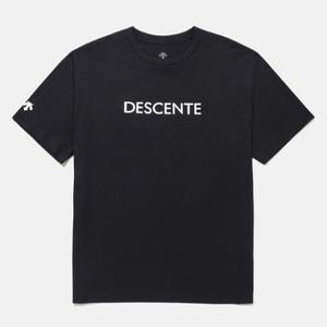 데상트 터프 워딩 반팔 티셔츠 B1 SQ123UTS13 BLK LAV MGRY NAVY WHT