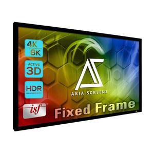 아키아, 고정 프레임 프로젝터 화면 135인치 16:9 8K 4K 울트라 HD 3D 레디 월 마운트 CINEWHITE UHD B 135 프로젝션 화면 실내 비디오 홈 시어터 시네마 오피스 AK FF135WH2
