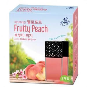 에어후레쉬 젤로포트 방향제 후루티 피치 본품, 120g, 2개 one option