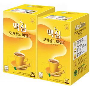 맥심 모카골드 마일드 커피믹스 180T x 2 총 360T