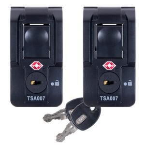 PELICAN 펠리칸 Pelican Air TSA Locking Latches, Black, Push-Button (Set of 2 with Keys)