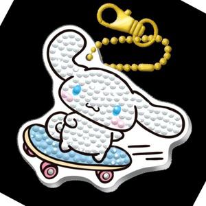 따라라 DIY 보석십자수 키링 시나모롤 스케이트보드 kku tak 퍼즐피플 산리오 DIY키링