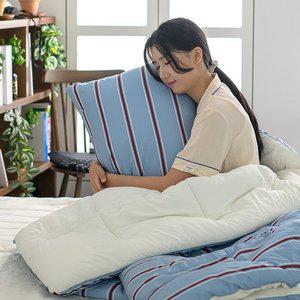 차렵 이불 패드 세트 슈퍼싱글 SS 블루 패드 크림 (WFH37ZC)