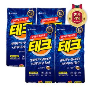 테크 3in1 분말세제 리필 3kg (진드기 사체 제거) 4개