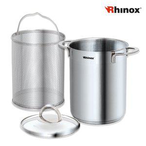 라이녹스 파스타냄비 4.3L 멀티팟 16cm 3중바닥 스파게티 파스타 멀티팟 국수 오뎅 육수냄비 RXRW-PP771A