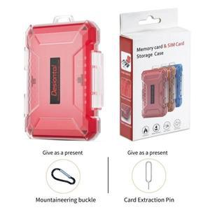 Desiontal 메모리 카드 보호 케이스 SD Microsd 사진 카메라 액세서리에 대 한 ABS 방수 정전기 방지 스토