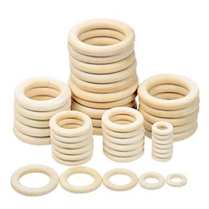 우드링 나무링 원형 마크라메 드림캐쳐 링 DIY 공예 재료 외경 40mm (A1290)