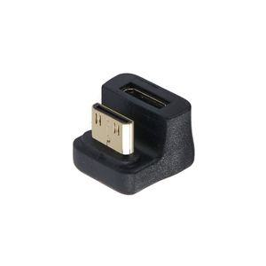Mini HDMI M to F 8K 60Hz U형 꺾임 연장젠더 고화질