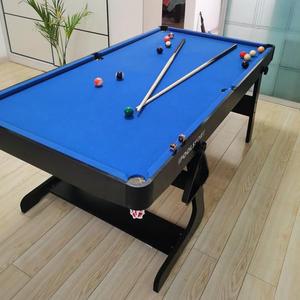 IPOOLSPORT 접이식 나무 당구대 가정용 대형표준 미국 성인 스누커 테이블
