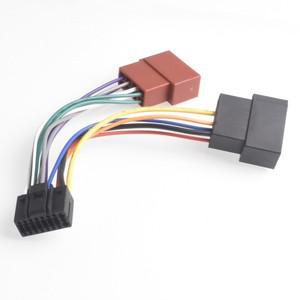 KENWOOD 차량용 스테레오 라디오 하네스 ISO 라디오 재생 플러그 자동차 어댑터 와이어링 하네스 커넥터 16