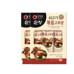 청정원 순창 쇠고기볶음고추장 60g 6개