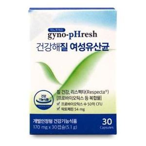 지노프레쉬 건강해질 여성유산균 30캡슐