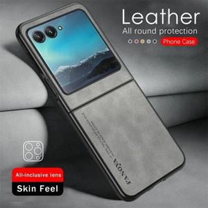 럭셔리 양가죽 커버 모토로라 레이저 2024 Razr 40 Ultra Moto 충격 방지 하드 플라스틱 휴대폰 케이스