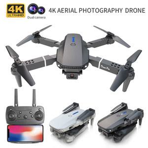 전문가용 미니 소형 E88 4K 접이식 드론 항공 쿼드콥터 WiFi 카메라 리모컨 RC FPV 헬리콥터 HD
