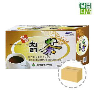 청솔 칡차 20스틱 1BOX (20개입)티백차 전통 음료 몸에좋은 구수한 맛있는 전통차 백차 백음료