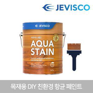 제비스코 아쿠아스테인 508 벚나무 3.7L 목재페인트수성 가구 용페인트 가구용 목재용 우드 제스인 다용도