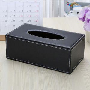 모던 가죽 휴지케이스(25cm) (블랙)각티슈커버 각티슈 미용 화장지